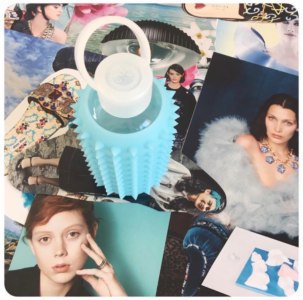 Skye • Sheer aqua-sky&nbsp;blue