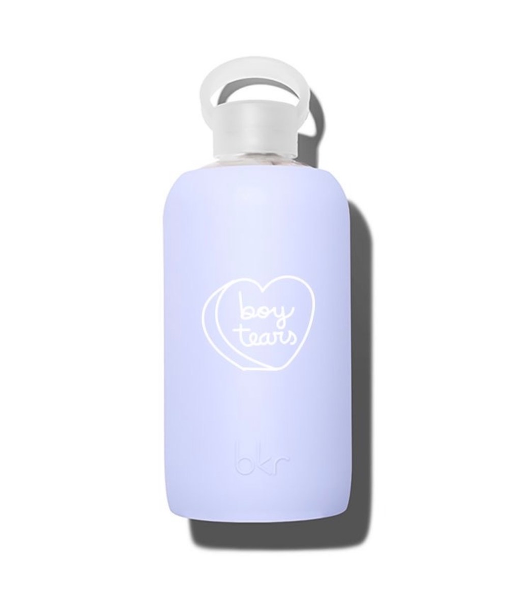 Jil Boy Tears • Opaque periwinkle blue with white&nbsp;print
