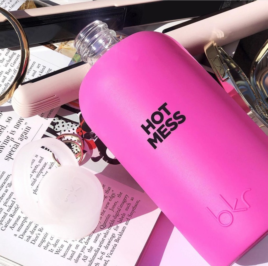 Max Hot Mess • Opaque schiaparelli bright pink with black&nbsp;text