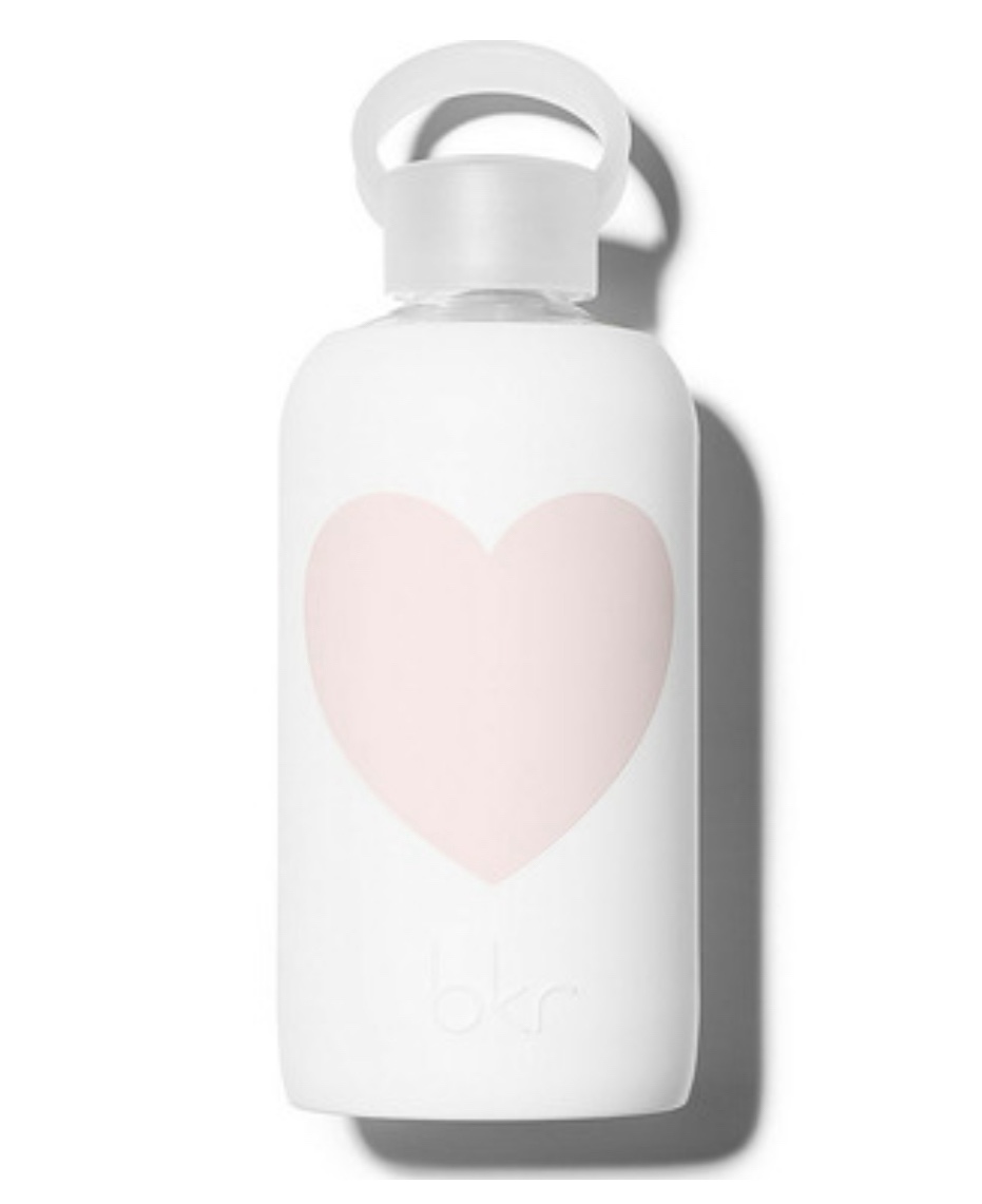 Winter Heart • Opaque White with Mauve&nbsp;Heart