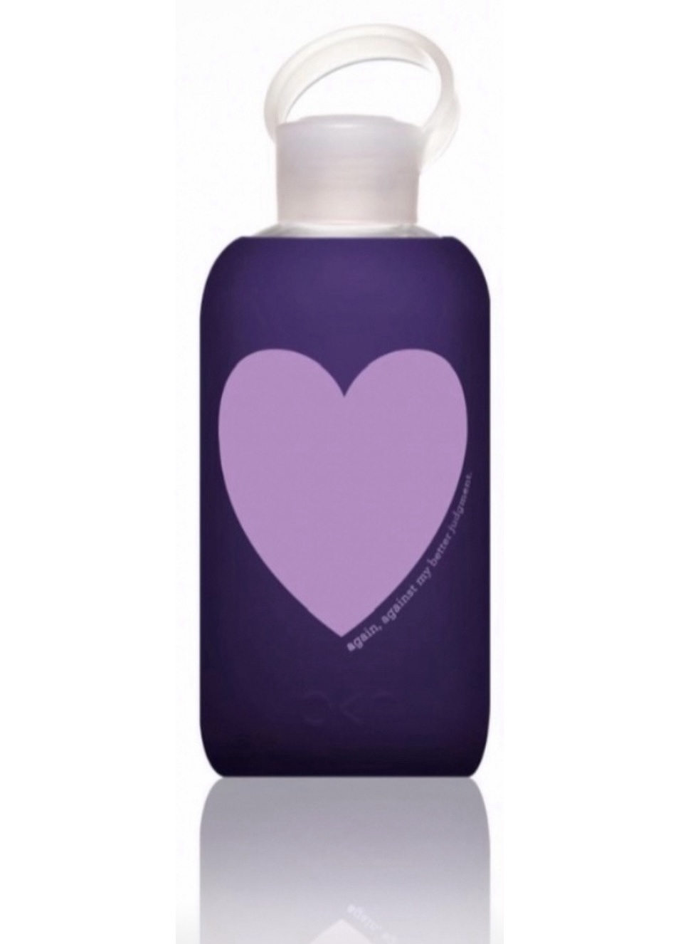 Night Heart • Sheer purple with lighter purple heart and&nbsp;text