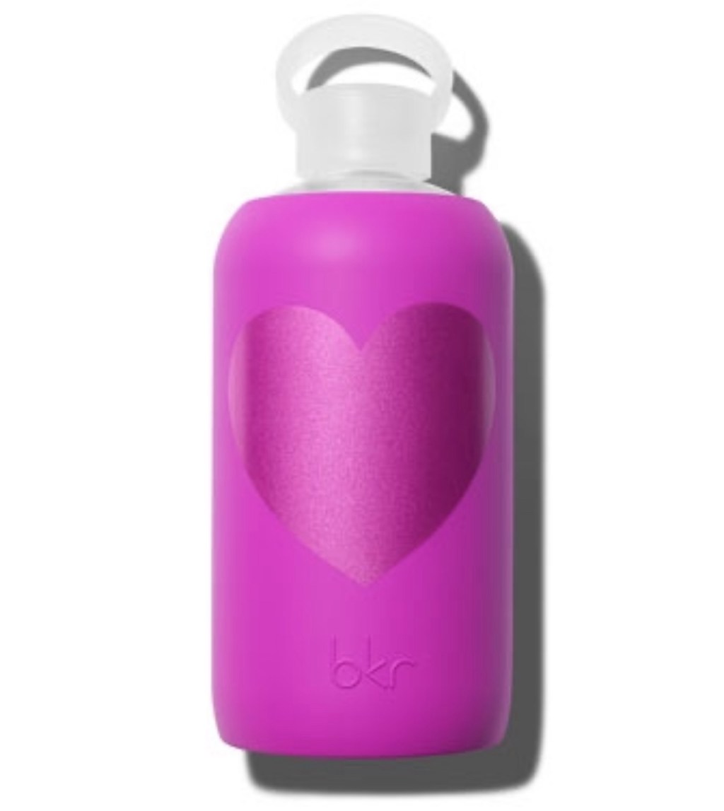 Molly Metallic Heart • Opaque radiant orchid with radiant orchid metallic heart