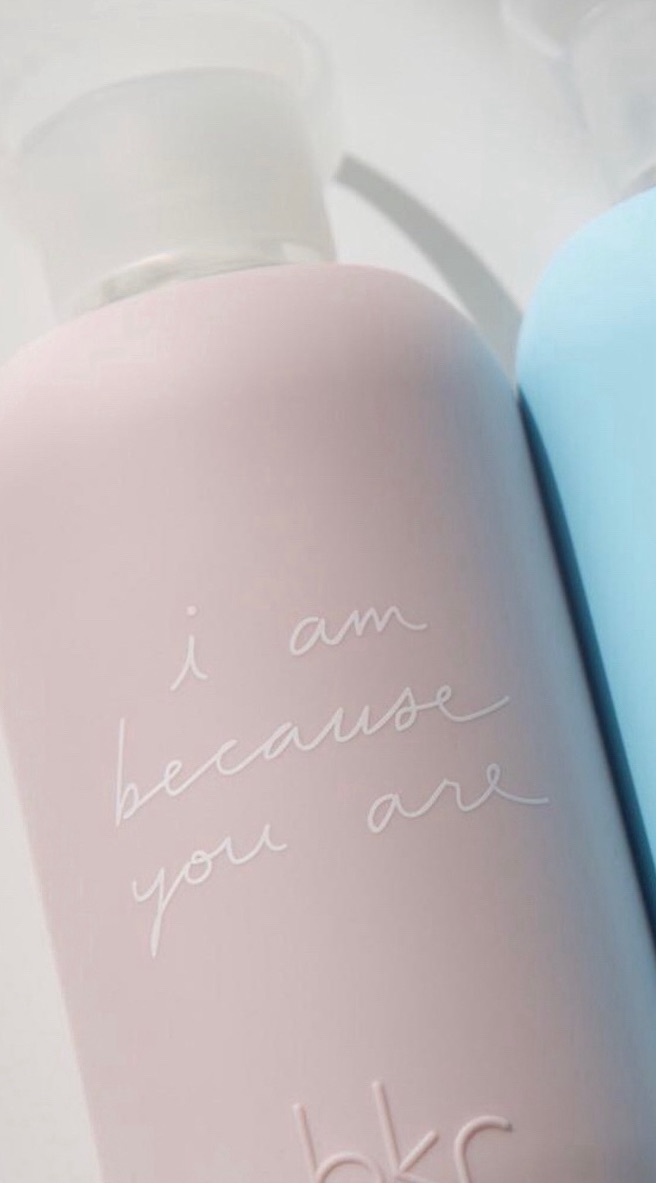 Bougie Love You • Opaque pastel mauve with white&nbsp;text