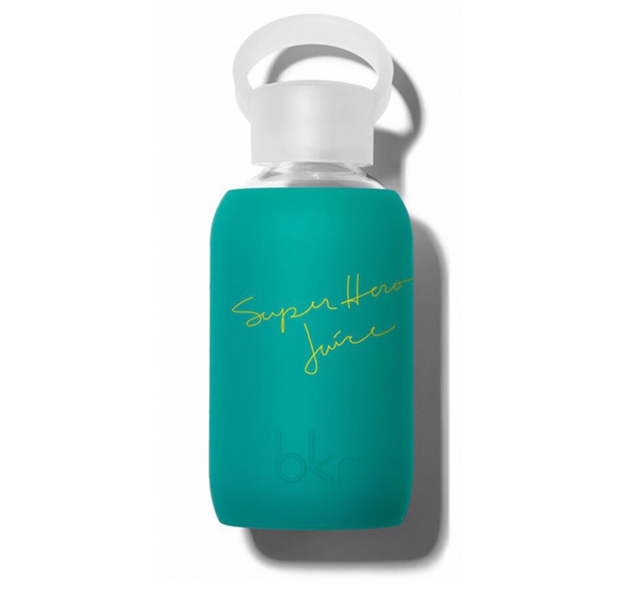 Ivy Super Hero Juice • Sheer ultramarine blue-green with green text