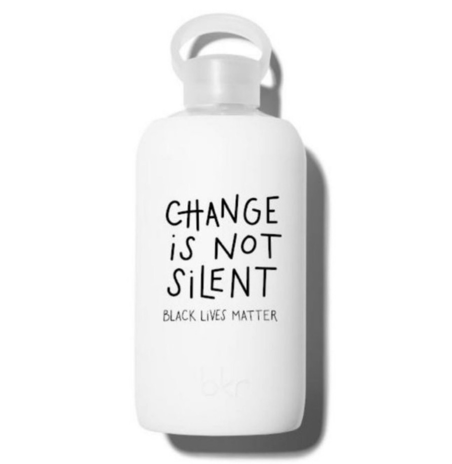 Winter Change is Not Silent • Opaque white with black text