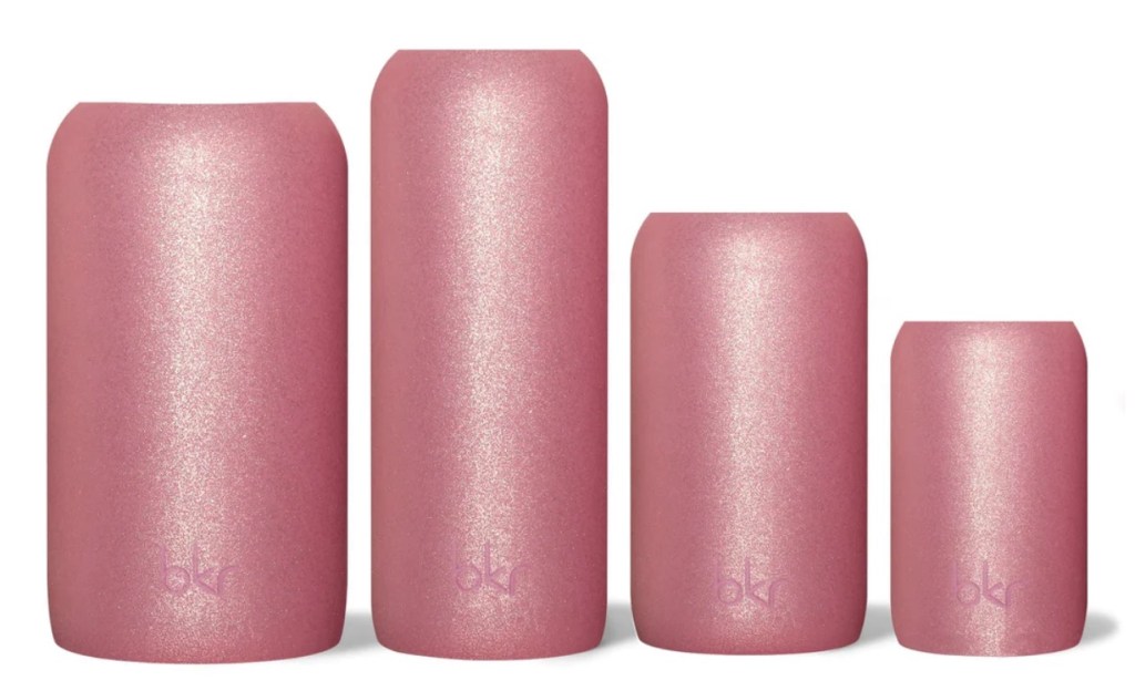 Emily • Sparkly demi sheer rose gold&nbsp;pink