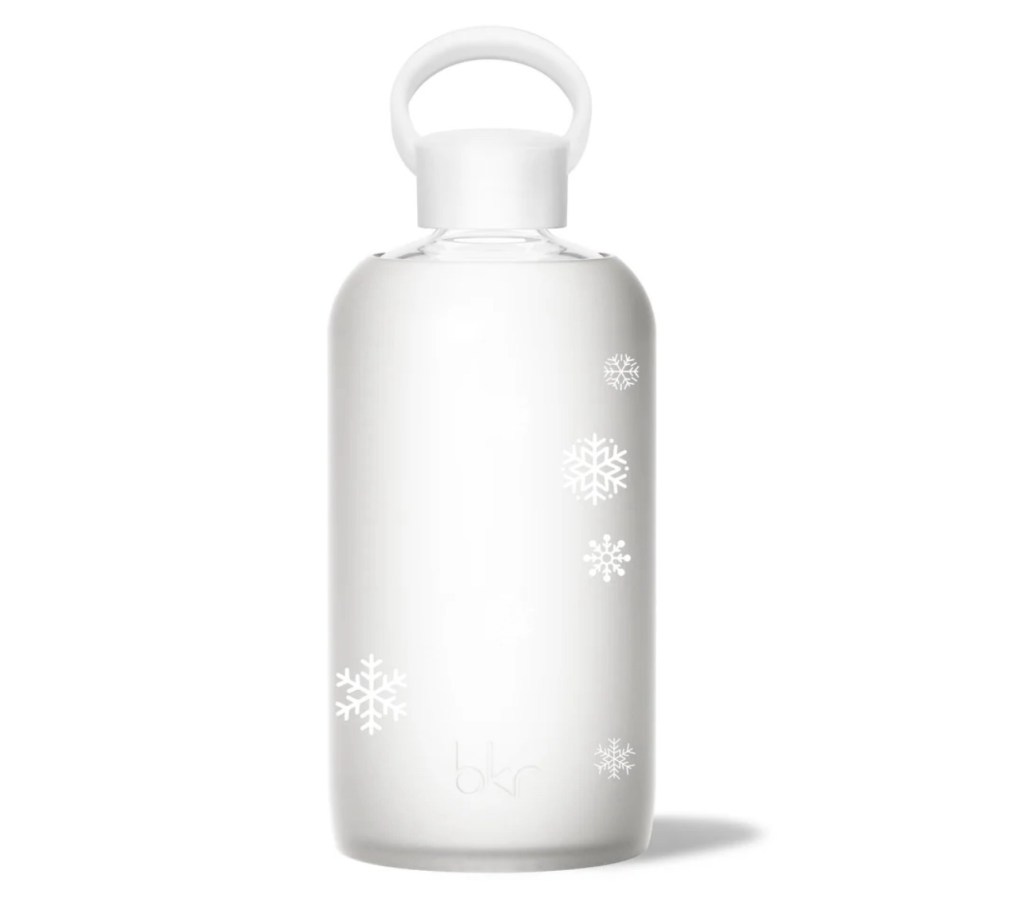 Frost Snow Day • Sheer white with white&nbsp;snowflakes