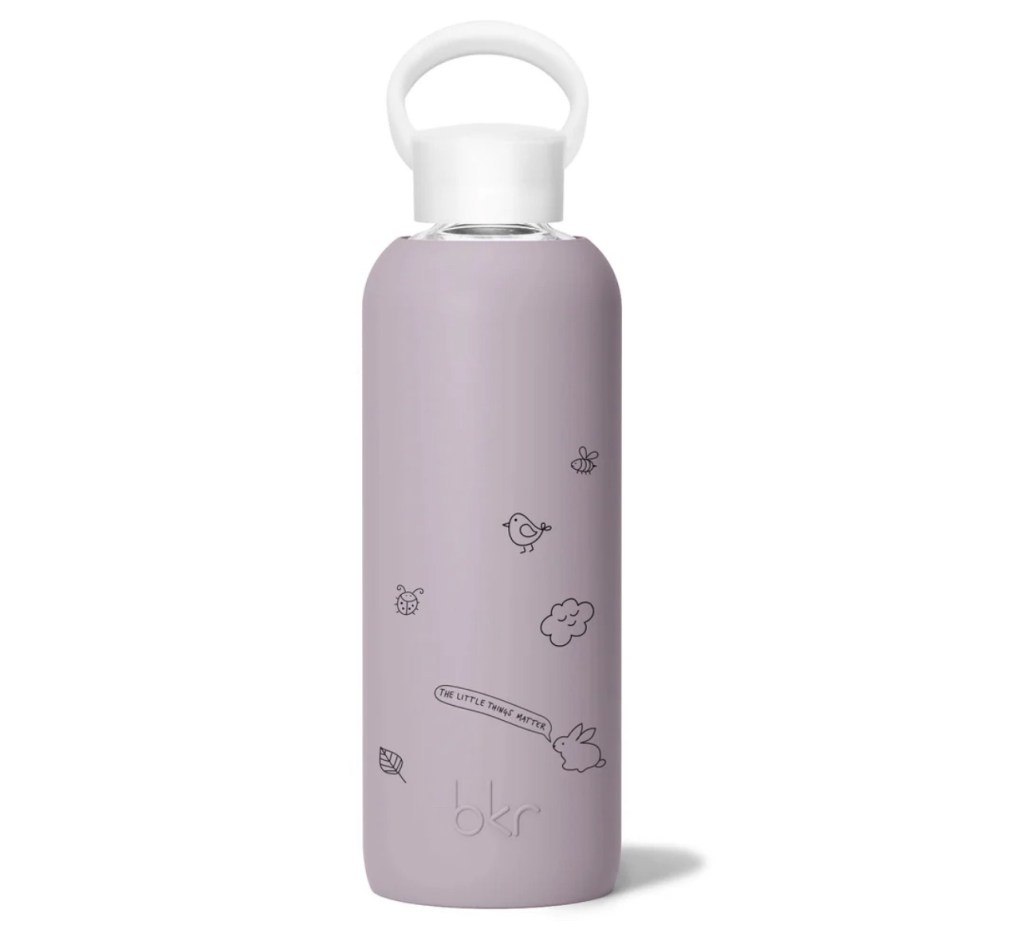 Sloane Little Things • Opaque foggy grey lilac with black “the little things matter”&nbsp;print&nbsp;